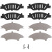 Bremsklötze VA | SUZUKI SX4, VITARA 15 | GDB3633 Bremsklötze VA | SUZUKI SX4, VITARA 15 | GDB3633