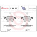 BREMBO Bremsklötze VA | FORD Focus MAZDA 3 99-14 | P 24 057 BREMBO Bremsklötze VA | FORD Focus MAZDA 3 99-14 | P 24 057