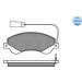 Bremsbelagsatz Ford P. Transit 06- Mit Sensor | 025 244 8518/W