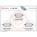 BREMBO Bremsklötze VA | NISSAN Murano 05 | P 56 051 BREMBO Bremsklötze VA | NISSAN Murano 05 | P 56 051