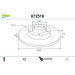 VALEO Bremsscheibe 672516 COATED