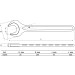 BGS Einmaulschlüssel | DIN 894 | SW 95 mm | 34295 BGS Einmaulschlüssel | DIN 894 | SW 95 mm | 34295