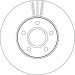 51 481 049 Bremsscheibe VA | FORD Focus,C-Max,VOLVO C30,S40 03 | DF4465