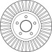 Bremsscheibe Ford P. Mondeo 1,6-2,5 07-15 Gewinde 13,7 | DF6019S Bremsscheibe Ford P. Mondeo 1,6-2,5 07-15 Gewinde 13,7 | DF6019S