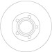 12 482 026 Bremsscheibe HA | AUDI A6,A8 98 | DF4239