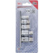 BGS Bit-Adapter-Satz mit Haltekugel | Innenvierkant 6,3 mm (1/4"""") / 10 mm (3/8"""") / 12,5 mm (1/2"""") | 5-tlg | 70103