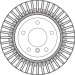 Bremsscheibe Bmw T. E81-91 05 | DF4802 Bremsscheibe Bmw T. E81-91 05 | DF4802