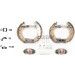 Satz Bremsbacken Ford T. Fiesta/Ka 1.0-1.6 95-08 (180X32) | 84048800 Satz Bremsbacken Ford T. Fiesta/Ka 1.0-1.6 95-08 (180X32) | 84048800