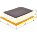 Luftfilter | VOLVO XC90,V70,XC70,S60 | F 026 400 026 Luftfilter | VOLVO XC90,V70,XC70,S60 | F 026 400 026