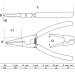 BGS Sprengringzange | gerade | für Außensprengringe | 180 mm | 428 BGS Sprengringzange | gerade | für Außensprengringe | 180 mm | 428