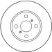 Bremsscheibe Toyota P. Corolla | DF2658 Bremsscheibe Toyota P. Corolla | DF2658
