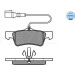 Bremsbelagsatz Vw T. Touareg/T5 02- Mit Sensor | 025 243 6719/W Bremsbelagsatz Vw T. Touareg/T5 02- Mit Sensor | 025 243 6719/W