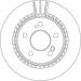 15 482 063 Bremsscheibe HA | MERCEDES SLK (R171) 04 | DF4513