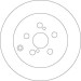 Bremsscheibe Toyota T. Avensis | DF4417