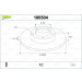 VALEO Bremsscheibe 186504