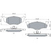 Bremsklötze | SEAT,SKODA,VW | 0 986 494 005 Bremsklötze | SEAT,SKODA,VW | 0 986 494 005