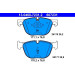Bremsbelagsatz Bmw S. E70/E71 X5/X6 08 | 13.0460-7231.2