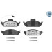 Bremsbelagsatz Db P. W163 Ml | 025 231 9317/PD