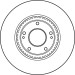 Bremsscheibe Hyundai P. I30 TRW SINGLE DF4957S