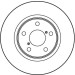 Bremsscheibe Subaru P. Impreza/Legacy 1.5-2.5 89 | DF3091 Bremsscheibe Subaru P. Impreza/Legacy 1.5-2.5 89 | DF3091