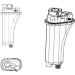 NRF Ausgleichsbehälter, Kühlmittel 454042 EASY FIT