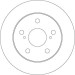 Bremsscheibe Toyota T. Auris | DF4811