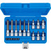 BGS Bit-Einsatz-Satz | Antrieb Innenvierkant 6,3 mm (1/4"""") / 12,5 mm (1/2"""") | T-Profil (für Torx) mit Bohrung | 18-tlg | 5174 BGS Bit-Einsatz-Satz | Antrieb Innenvierkant 6,3 mm (1/4"""") / 12,5 mm (1/2"""") | T-Profil (für Torx) mit Bohrung | 18-tlg | 5174