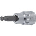 BGS Bit-Einsatz | Antrieb Innenvierkant 10 mm (3/8"""") | Innensechskant mit Kugelkopf 5 mm | 5112 BGS Bit-Einsatz | Antrieb Innenvierkant 10 mm (3/8"""") | Innensechskant mit Kugelkopf 5 mm | 5112
