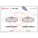 BREMBO Bremsklötze VA | RENAULT Avantime, Espace 96-03 | P 68 026 BREMBO Bremsklötze VA | RENAULT Avantime, Espace 96-03 | P 68 026