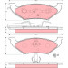 Bremsklötze HA | CHRYSLER Voyager 96 | GDB4045 Bremsklötze HA | CHRYSLER Voyager 96 | GDB4045