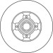 Bremsscheibe Citroen T. C4/Berlingo 06 TRW SINGLE DF6128BS