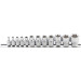 BGS Steckschlüssel-Einsatz-Satz E-Profil | Antrieb Innenvierkant 6,3 mm (1/4"""") / 10 mm (3/8"""") | SW E4 - E20 | 12-tlg | 2038 BGS Steckschlüssel-Einsatz-Satz E-Profil | Antrieb Innenvierkant 6,3 mm (1/4"""") / 10 mm (3/8"""") | SW E4 - E20 | 12-tlg | 2038