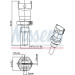 NISSENS Sensor, Kühlmitteltemperatur 207019