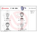 BREMBO Bremsklötze VA | AUDI A6, A8, 100 90-05 | P 85 038 BREMBO Bremsklötze VA | AUDI A6, A8, 100 90-05 | P 85 038