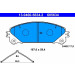 Bremsbelagsatz Lexus P. Rx 09-15/Nx 14 | 13.0460-5634.2 Bremsbelagsatz Lexus P. Rx 09-15/Nx 14 | 13.0460-5634.2