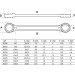 BGS Doppel-Ringschlüssel-Satz | extra flach | SW 6-22 mm | 8-tlg | 30300 BGS Doppel-Ringschlüssel-Satz | extra flach | SW 6-22 mm | 8-tlg | 30300