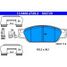 Bremsbelagsatz Jaguar P. S-Type 2,5-4,2 V8 99-07 | 13.0460-2729.2 Bremsbelagsatz Jaguar P. S-Type 2,5-4,2 V8 99-07 | 13.0460-2729.2
