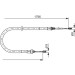 Handbremsseil | PEUGEOT 207 06 | 1987477235 Handbremsseil | PEUGEOT 207 06 | 1987477235