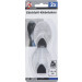 BGS Edelstahl-Klebehaken 35 x 50 mm 1,0 kg 2-tlg BGS Do it yourself 88230