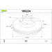 VALEO Bremsscheibe 186224