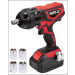 YT-82804 Akku-Schlagschrauber 18V 1/2 Max 300Nm 2200 1/Min Im Koffer Inkl. 1X2,0 Ah Li-Ion