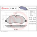 BREMBO Bremsklötze VA | FORD Transit 12 | P 24 171 BREMBO Bremsklötze VA | FORD Transit 12 | P 24 171