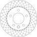 15 481 114 Bremsscheibe VA | MERCEDES Sprinter 00 | DF6194S