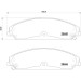 BREMBO Bremsklötze VA | LANCIA THEMA (LX) | P 23 149 BREMBO Bremsklötze VA | LANCIA THEMA (LX) | P 23 149