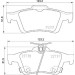 BREMBO Bremsklötze HA | FORD Focus 10 | P 24 216 BREMBO Bremsklötze HA | FORD Focus 10 | P 24 216