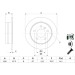 Bremsscheibe HA | MERCEDES W169,W245 04 | 0 986 479 235 Bremsscheibe HA | MERCEDES W169,W245 04 | 0 986 479 235