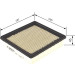 Luftfilter | CHEVROLET,OPEL,VOLVO | F 026 400 408 Luftfilter | CHEVROLET,OPEL,VOLVO | F 026 400 408