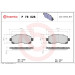 BREMBO Bremsklötze VA | SUBARU Forester,Impreza,XV 16 | P 78 028 BREMBO Bremsklötze VA | SUBARU Forester,Impreza,XV 16 | P 78 028