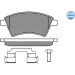Bremsbelagsatz Fiat P. Sedici 06-/Suzuki Sx4 06- Mit Sensor | 025 243 9116/W Bremsbelagsatz Fiat P. Sedici 06-/Suzuki Sx4 06- Mit Sensor | 025 243 9116/W