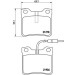 BREMBO Bremsklötze HA | MERCEDES V-Klasse, Vito 96-03 | P 50 030 BREMBO Bremsklötze HA | MERCEDES V-Klasse, Vito 96-03 | P 50 030